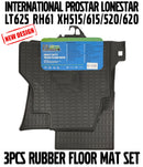 International ProStar LoneStar LT625 RH61 XH515 All Weather Rubber Floor Mats Carpet Liners 3pcs