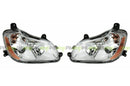 Kenworth T680 Chrome Projector Headlight Set Left Right Pair 2013-2020