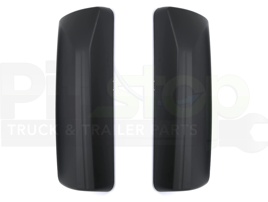 Pair Of Black Mirror Arm Covers For Volvo VNL Truck 2004-2023 - Left & Right Set